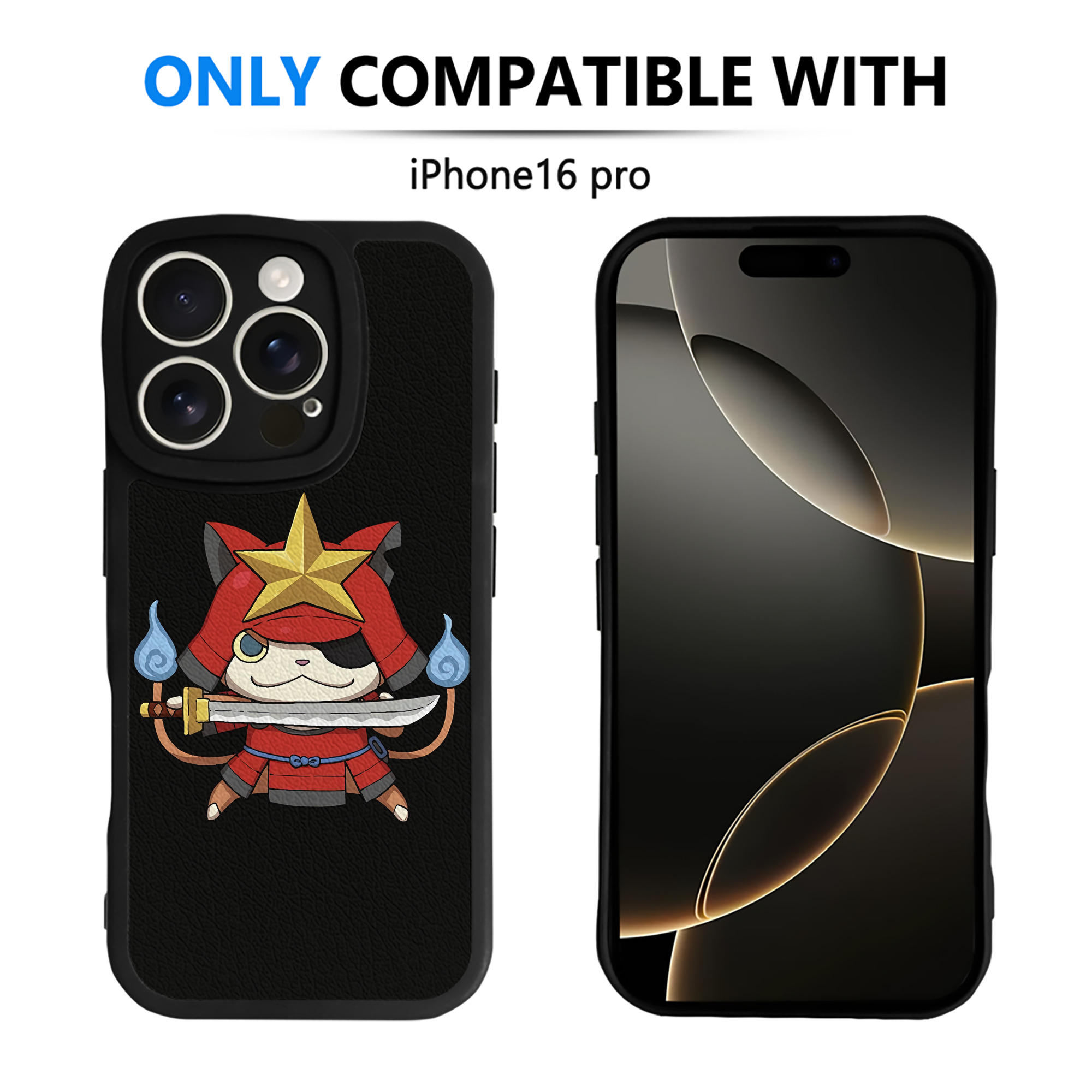 （画像用） 妖怪ウォッチ Yo-kai Watch 【iPhone 16シリーズ対応】シリコンスマホケース（レザー調） 材質：シリコン